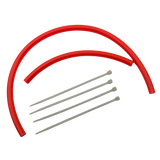 Briggs Lo206 / Animal / World Formula Orange Fuel Line kit using top plated mounted fuel pump.