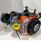 Briggs Lo206 / Animal / World Formula Orange Fuel Line kit using top plated mounted fuel pump.